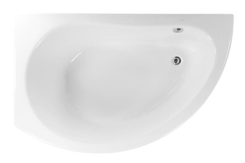 Ванна акриловая VAGNERPLAST (Вагнерпласт) Corona 160 см, угловая асимметричная левая