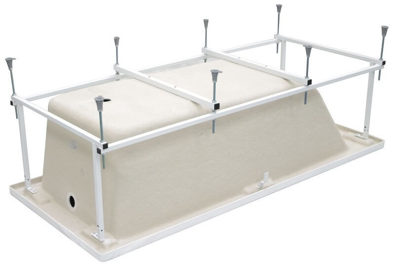 Монтажный комплект Roca для акриловой ванны Easy (каркас, крепления, слив-перелив)