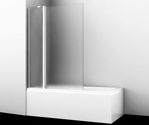 Шторка для ванны WasserKRAFT Berkel 48P02-110LM распашная левосторонняя, матовое стекло