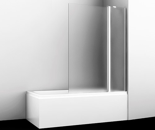 Шторка для ванны WasserKRAFT Berkel 48P02-110RM распашная правосторонняя, матовое стекло