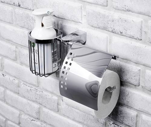 Держатель для туалетной бумаги и освежителя воздуха WasserKRAFT Kammel K-8359