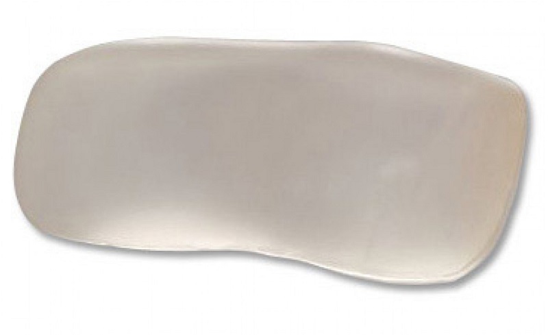 Подголовник для ванны Aquatek Vanilla серый прямоугольный