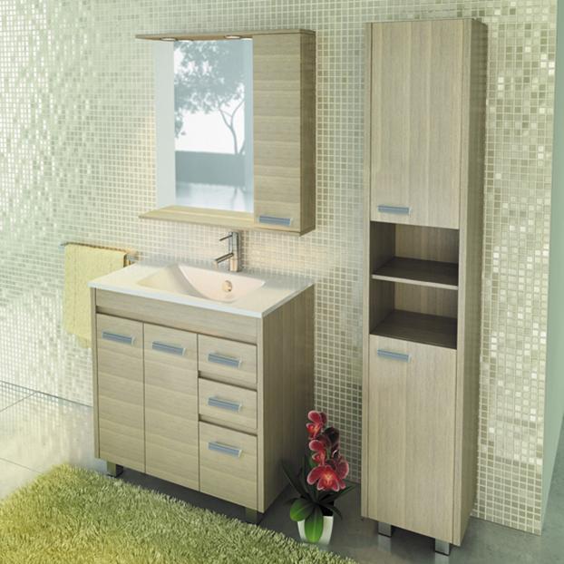 Мебель для ванной Comforty Марио 90 сосна лоредо (Quadro)