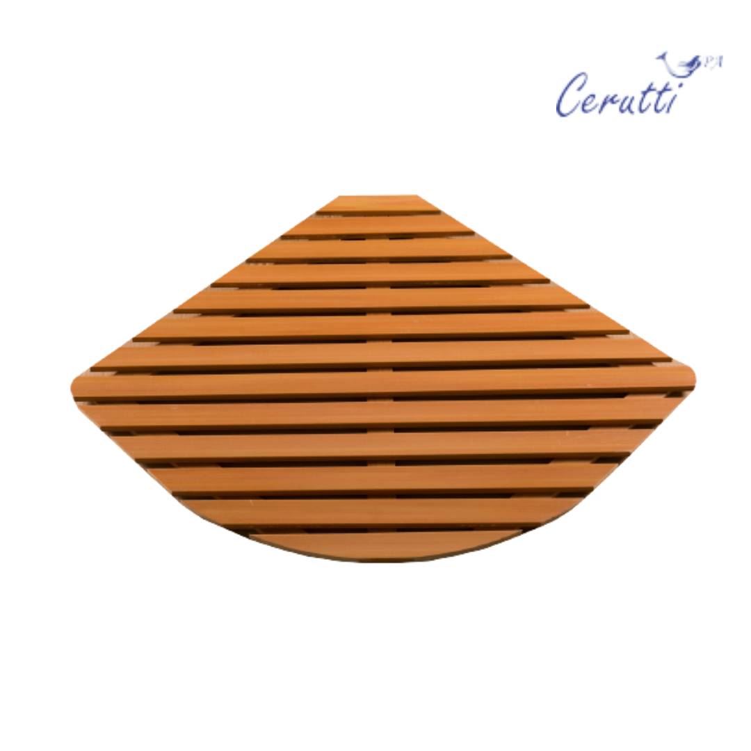 Решётка R100 WPC полукруглая, деревянная Cerutti SPA  86х86