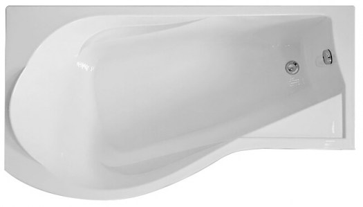 Ванна акриловая Bas Капри 170х94х59,5, угловая асимметричная (левая), с каркасом