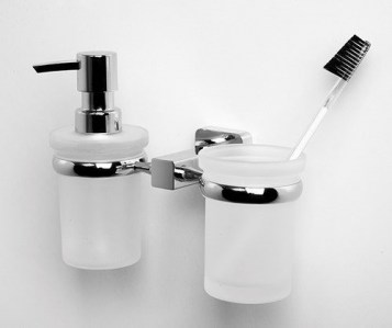 Дозатор для жидкого мыла WasserKRAFT Lippe K-6589 со стаканом