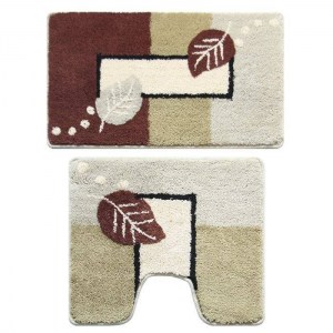 Набор ковриков для ванной комнаты Milardo Late Autumn 50х80, 50х50 см 340PA68M13